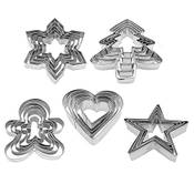 0-Kinee Ausstechformen-Set Weihnachten