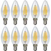 10er 6W E14 Kerze LED Lampe Vergleich