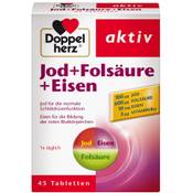 Doppelherz Jod + Folsäure + Eisen Vergleich