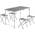 Casaria XXL Campingtisch-Set