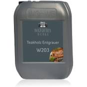 WO-WE W203 Teakholz Entgrauer Vergleich