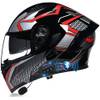 BDTOT Motorradhelm Helm Motorrad mit Bluetooth 