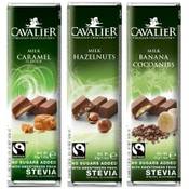 Cavalier Stevia-Schokoriegel Vergleich