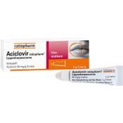 Ratiopharm Aciclovir-ratiopharm Lippenherpescreme Vergleich
