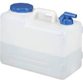Colapz 2-in-1 Wasserkanister faltbar mit Hahn - tragbarer Wasserkanister  für Trinkwasser beim Camping & Festival - praktischer Falteimer für  Wohnmobil oder Wohnwagen - BPA-frei : : Sport & Freizeit