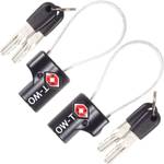 OW-Travel TSA Cadenas Cable Clé