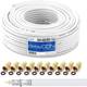 deleyCON HQ 50m SAT Koaxial Kabel Vergleich