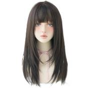 7JHH WIGS Schwarze Perücken mit Pony Vergleich