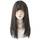 7JHH WIGS Schwarze Perücken mit Pony