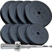 ScSPORTS  Hantelset mit Langhantel Vergleich