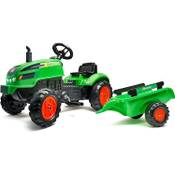 Falk Trettraktor mit Anhänger