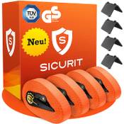 SICURIT Spanngurte mit Ratsche Set Vergleich