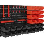 Masko Wandregal + Stapelboxen + Werkzeughalter