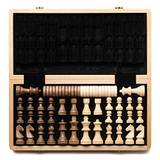 A&A Klappschach & Dame Set