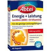 Abtei Lecitin Energie + Leistung Vergleich