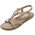 Acfoda Flache Sandalen Damen Sommer Freizeit Zehentrenner mit Weiche Fußbett