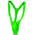 Acizi Borat-Mankini-Herren-String