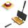Agatige Waffeleisen (Gusseisen)