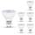 AGOTD LED GU10 Dimmbar Lampen
