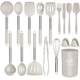 Ailuki Silikon Kochgeschirr Set, 17 Teile Vergleich