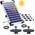 Aisitin 5.5W Solar Springbrunnen mit 2 Pumpen