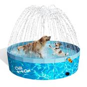 All For Paws Hundepool mit Sprinkler