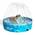 All For Paws Hundepool mit Sprinkler