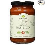 Alnatura Bio Origin Sugo Basilico Vergleich