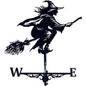 Alnicov Wetterfahne Hexe