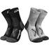 Alpen Bears Wandersocken 2er-Set Gr. 39-42 Grau-schwarz
