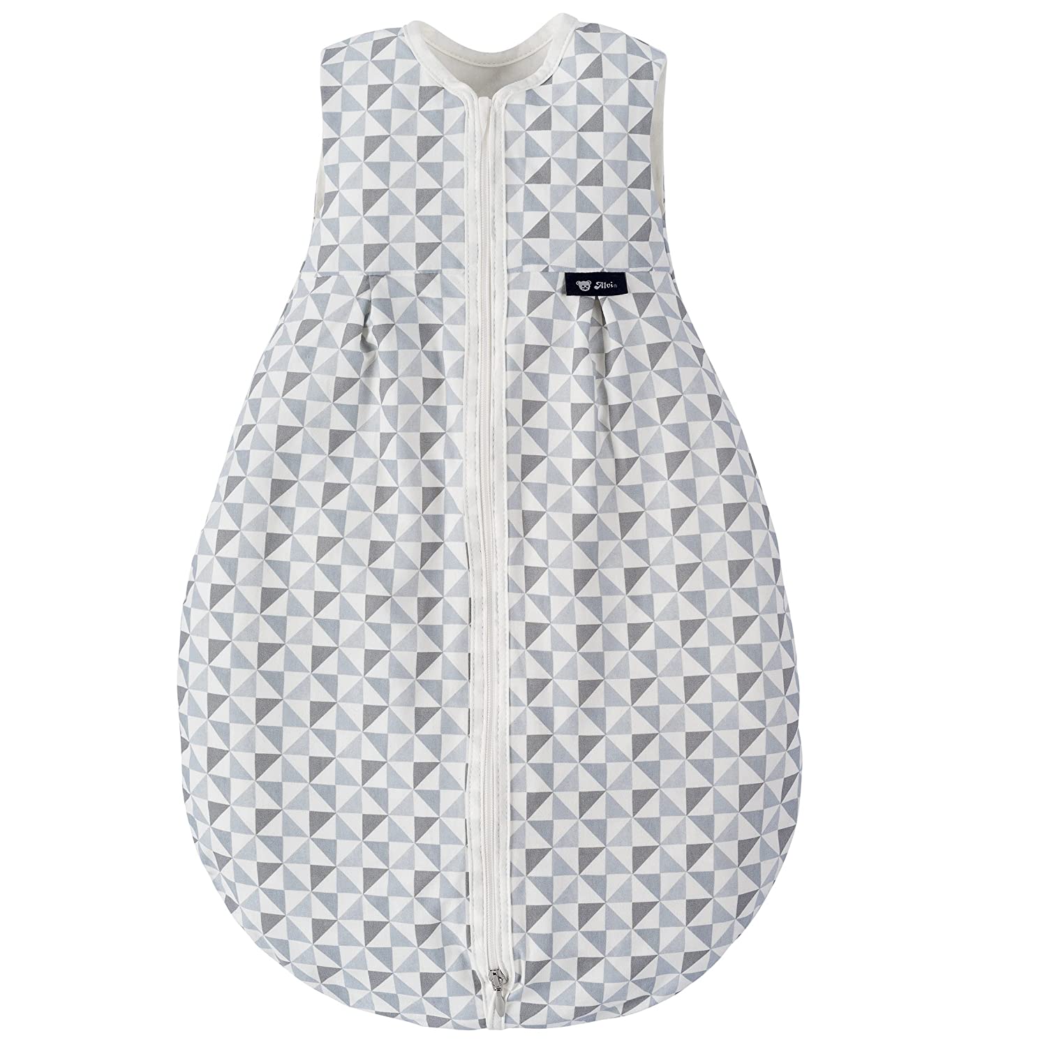 Alvi Mäxchen Light Sommer Schlafsack Faces – 70 Cm, 100% Baumwolle, Weich & Leicht