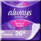 Always dailies String & Tanga Vergleich