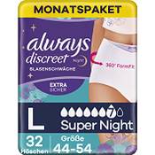 Always Discreet Inkontinenz Hosen Vergleich