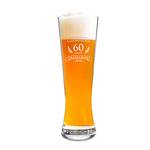 Amavel Weizenbierglas mit Gravur zum 60. Geburtstag