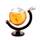 Amavel Whiskykaraffe Globus