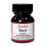 Angelus Acryl Lederfarbe Schwarz