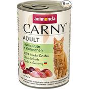 Animonda Carny Adult Huhn, Pute + Kaninchen Vergleich