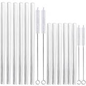 Annvchi Glas-Strohhalme Vergleich