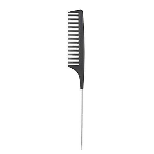 Swedish Crown Aluminium-Toupierkamm – 21 Cm, Antistatisch, Gold-grün, Wechselnde 1/1-Zahnung