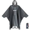 Anyoo ‎AY-Poncho-Dark Grey