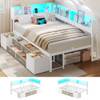 Aogllati Jugendbett mit LED-Beleuchtung 6012-XIUB
