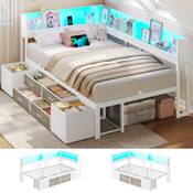 Aogllati Jugendbett mit LED-Beleuchtung 6012-XIUB Vergleich