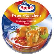 Appel Feuer-Röllchen in scharfer Schaschlik-Sauce