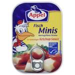 Appel Fisch-Minis in tomatiger Ketchup-Sauce
