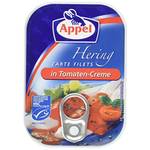 Appel Heringsfilets in Tomaten-Crem