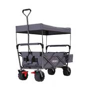 Arebos Bollerwagen faltbar mit Dach