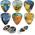 Art tribute Vincent Van Gogh Plektrum