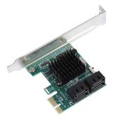 ASHATA Super Speed PCIE zu 4-Port SATA 3.0 Erweiterungskarte