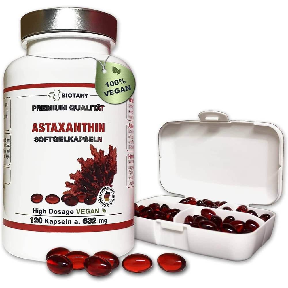 Astaxanthin 12 mg Test & Vergleich » Top 9 im Juli 2025