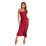 Atnlewhi Satin-Kleid